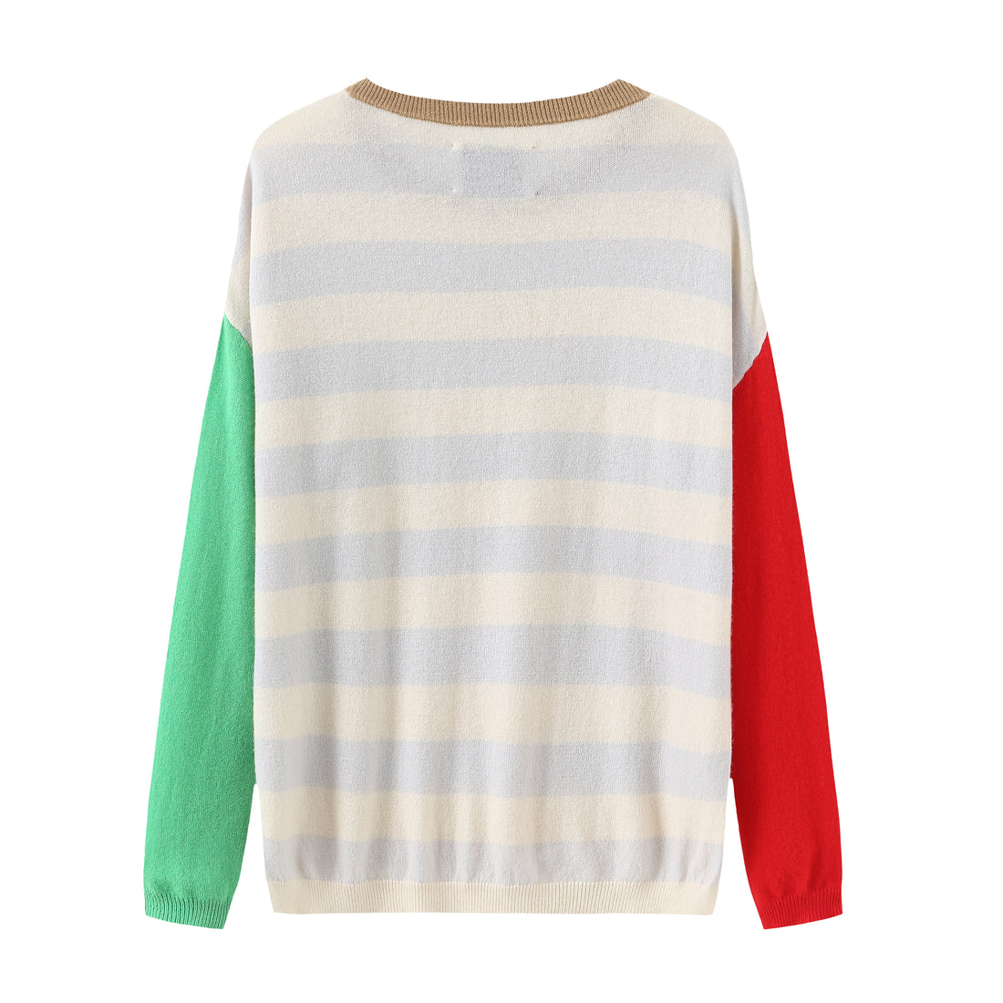 Opposite Ends / Wool Cashmere-Blend Sweater • Red/ Green