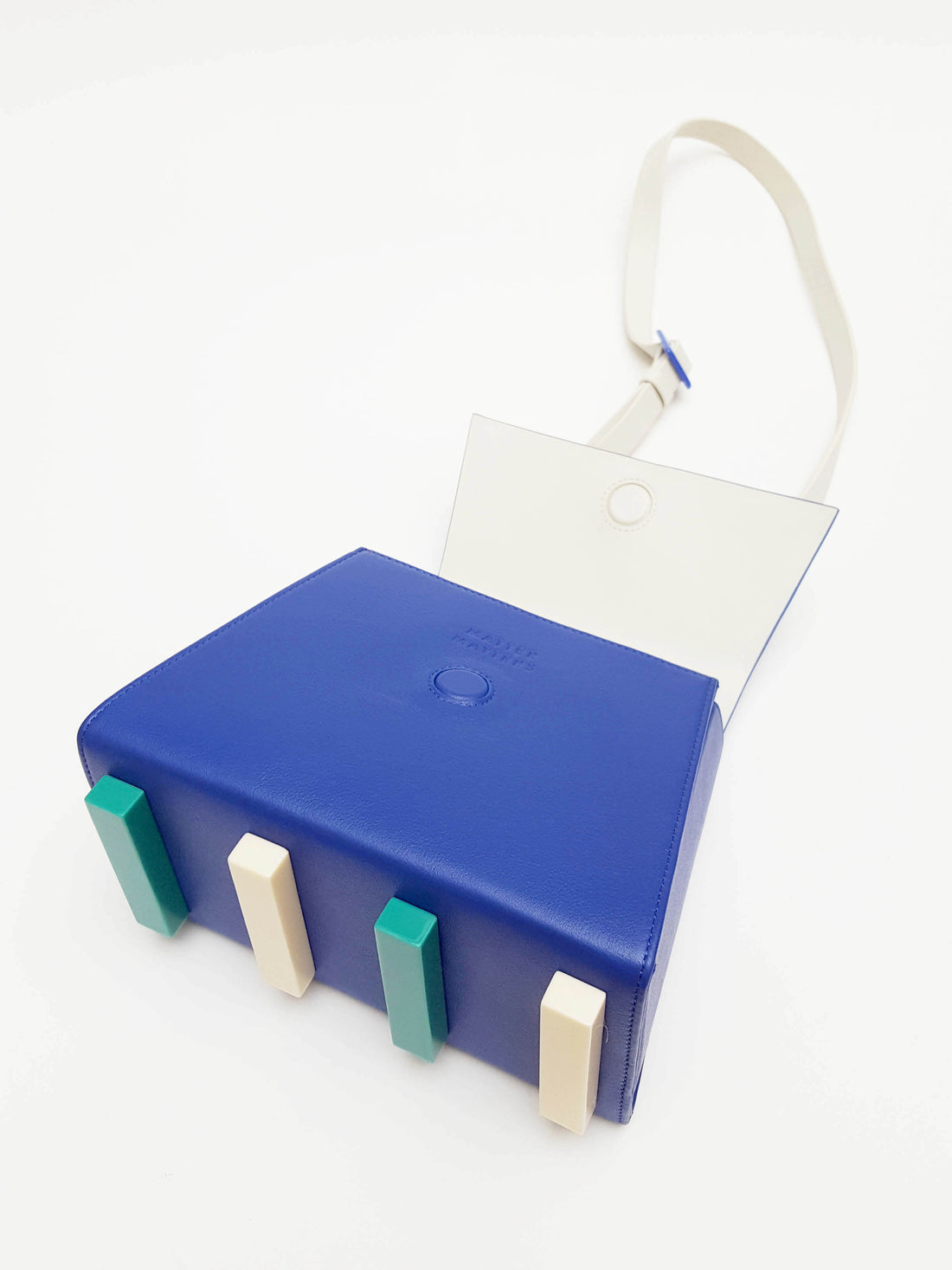 Trapezoid Shoulder Bag • Electric Blue