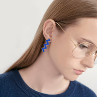 Zs Earrings • Blue