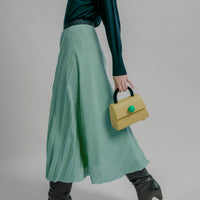 Diva Satchel Bag with Strap • Olive