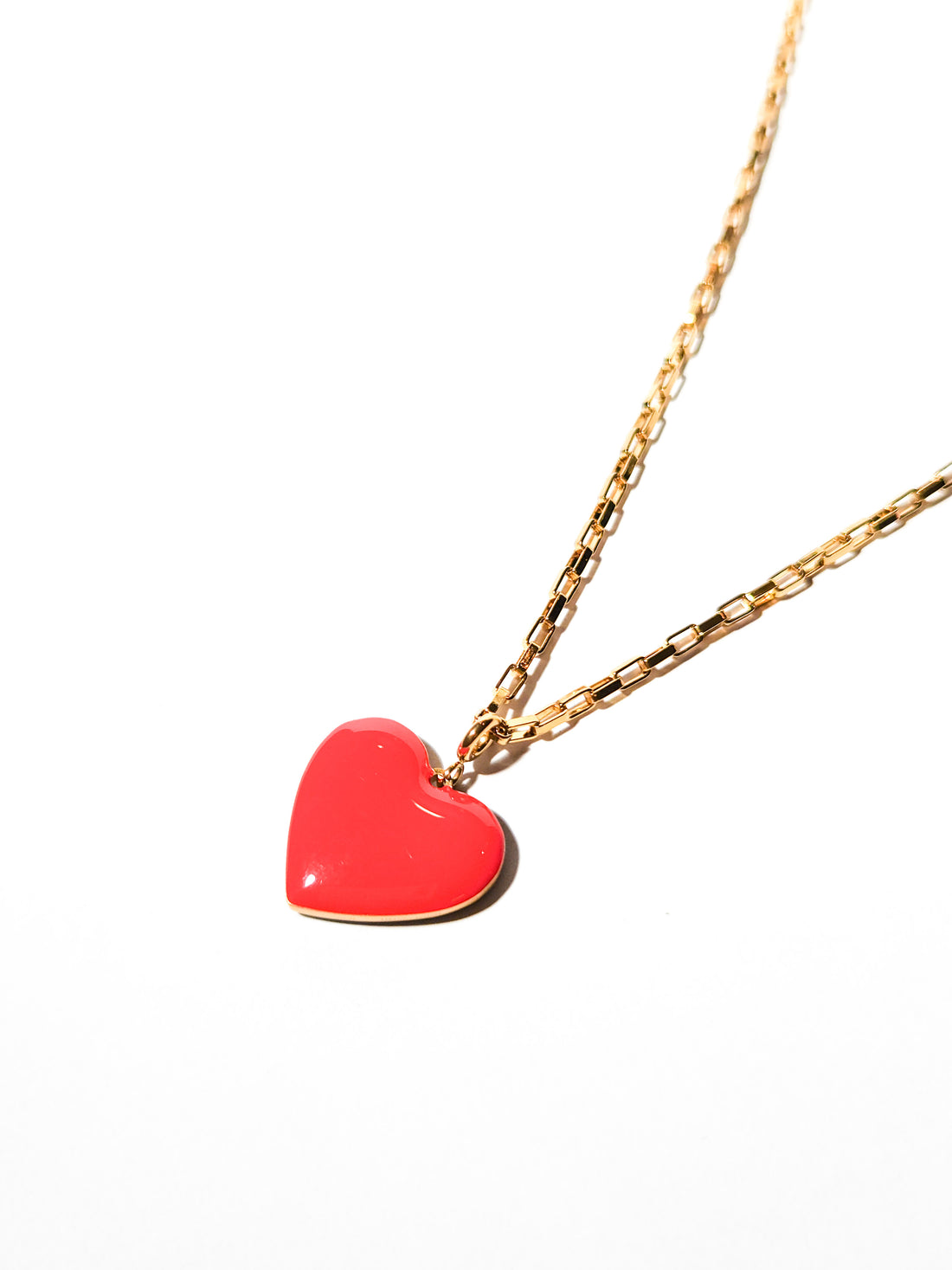 Set Your Heart Pendant • Red & Navy