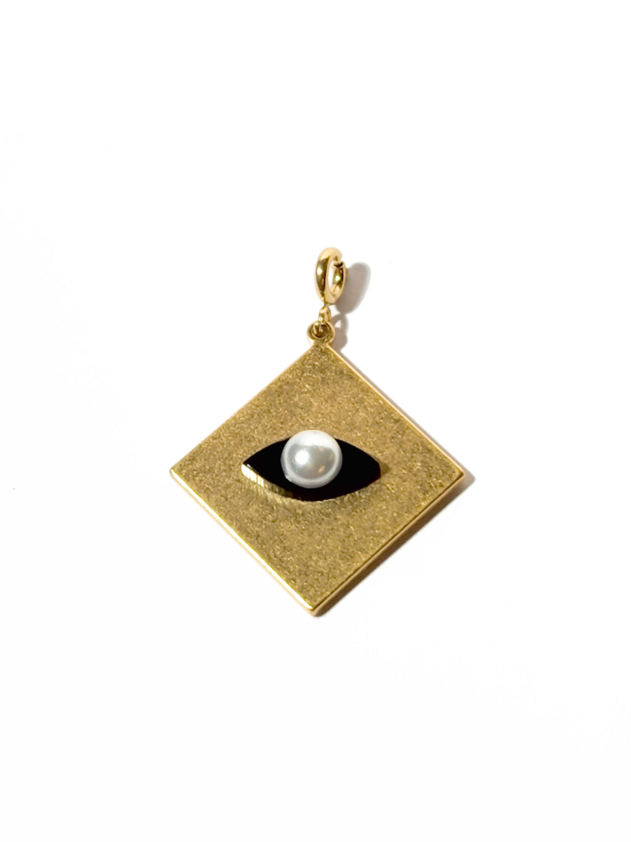 Diamond Eye Pendant • Gold