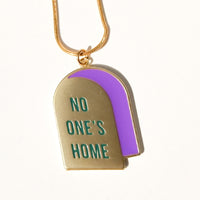 I'm Not Here / Reversible Necklace • Purple
