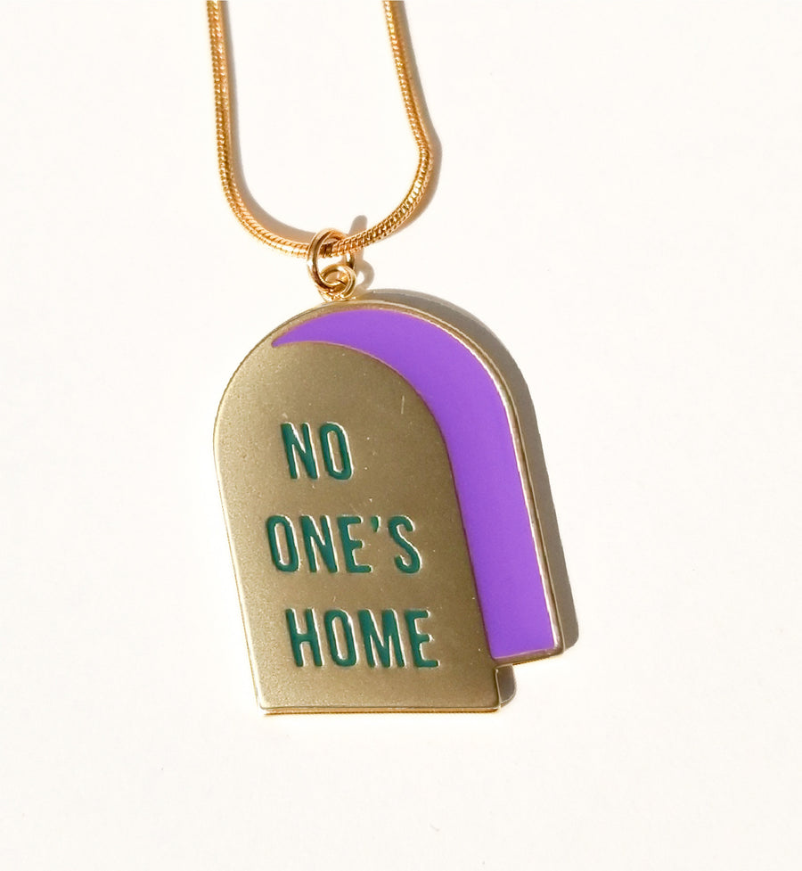 I'm Not Here / Reversible Necklace • Purple