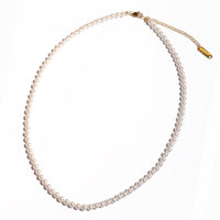 Refined Crystal Pearl Necklace