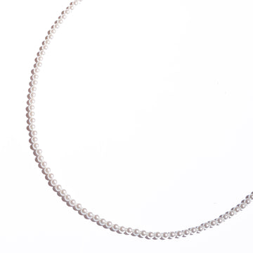 Dainty Crystal Pearl Necklace