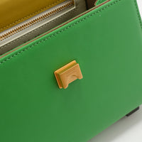 Diva Satchel Bag with Strap • Kelly Green