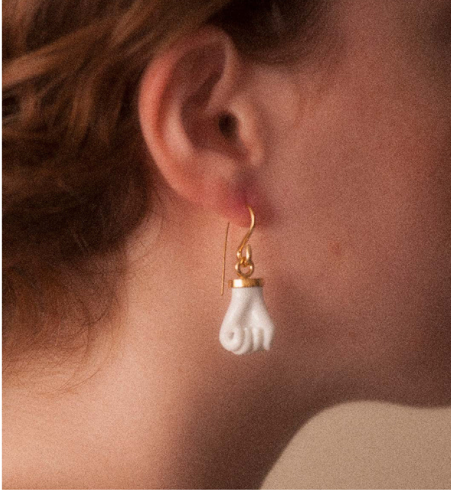 Andres Gallardo / Little Hands Hook Earrings