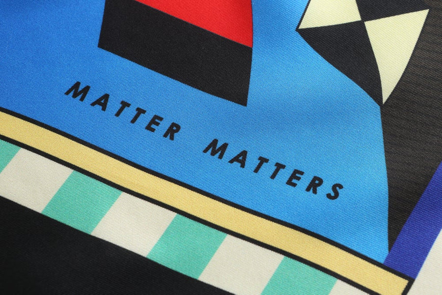 Matter Matters Graphic Square Scarf