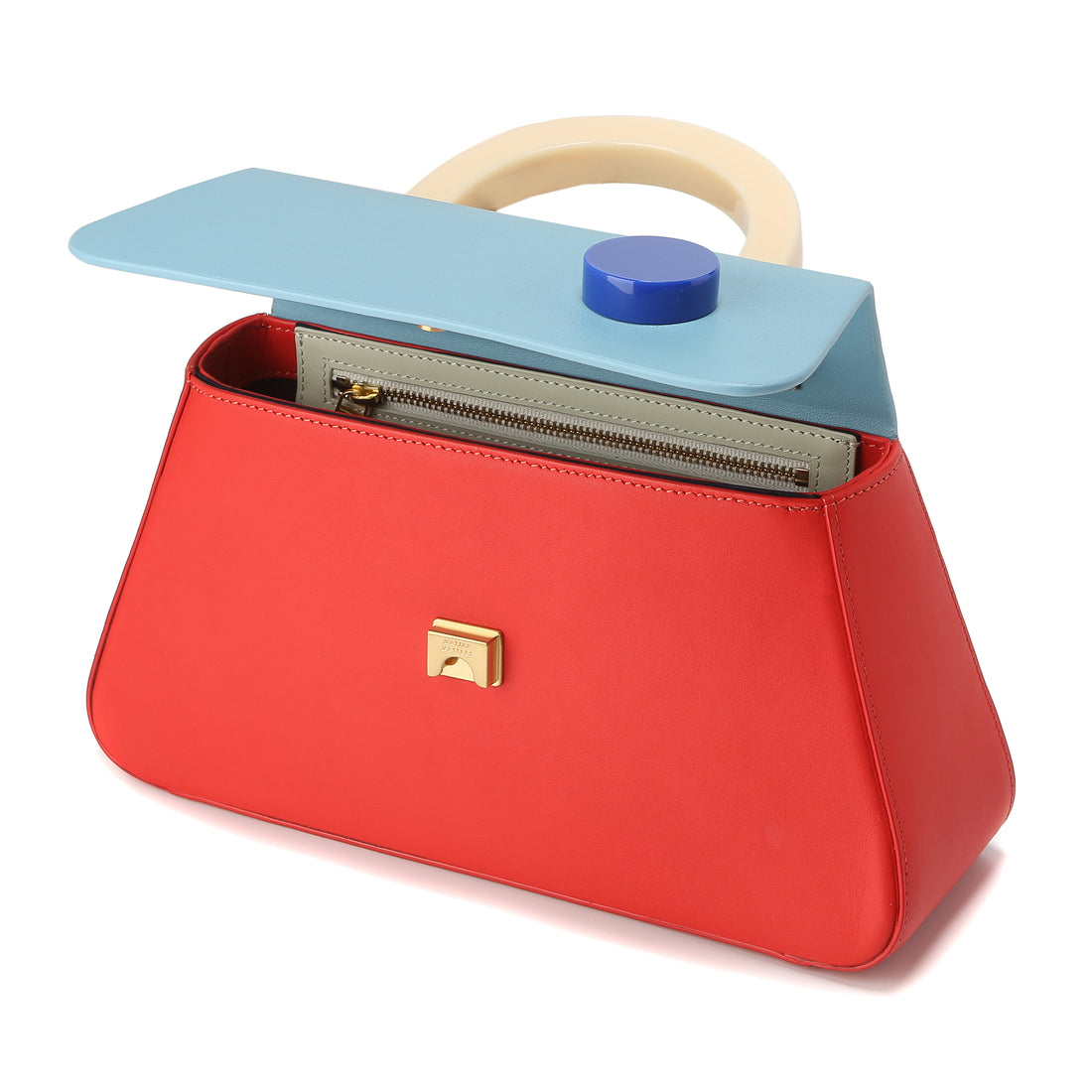Alice Flap Bag with Strap • Red