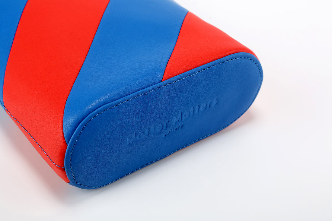 Mini Hama Shoulder Bag • Red / Ultramarine