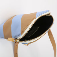 Mini Hama Shoulder Bag • Tan / Forget-Me-Not