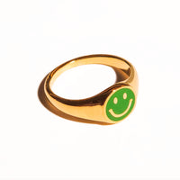 Happy Ring • Forest Green