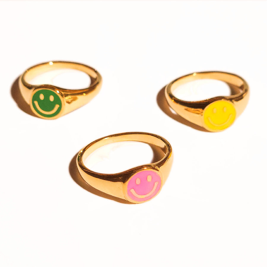 Happy Ring • Forest Green