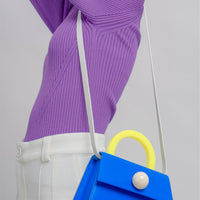 Diva Satchel Bag with Strap • Ultramarine