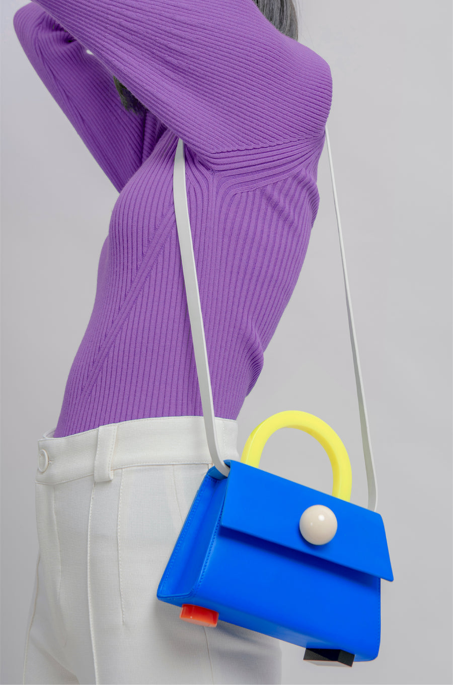 Diva Satchel Bag with Strap • Ultramarine
