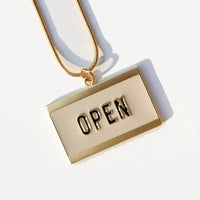 Open & Closed / Reversible Necklace