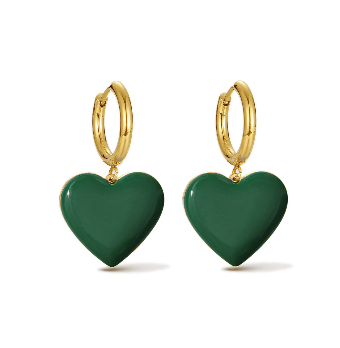 Hold Your Heart / Hoops • Pink & Forest Green