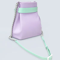 Mini Bucket Chained Bag • Lilac