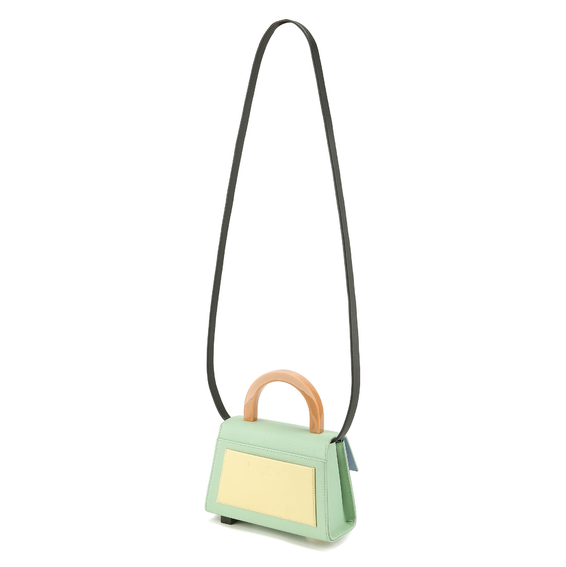 Diva Satchel Bag with Strap • Light Mint