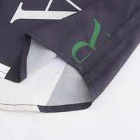 'Moss' / Pattern Capri Shirt • Navy