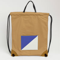 The Square / Drawstring Backpack • Tan