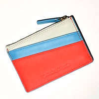 'Unlimited Funds' Zipped Card Holder • Red