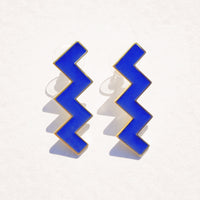 Zs Earrings • Blue