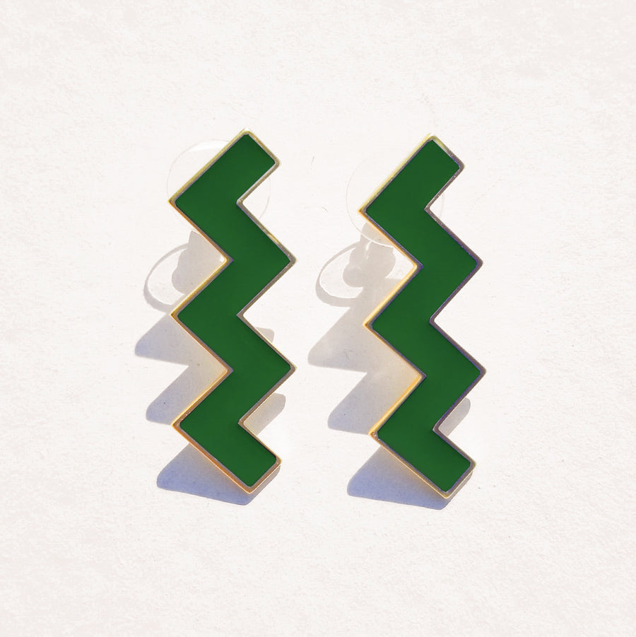 Zs Earrings • Green