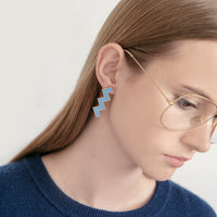 Zs Earrings • Light Blue