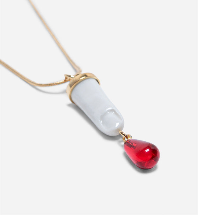 Andres Gallardo / Blood Drop Pendant