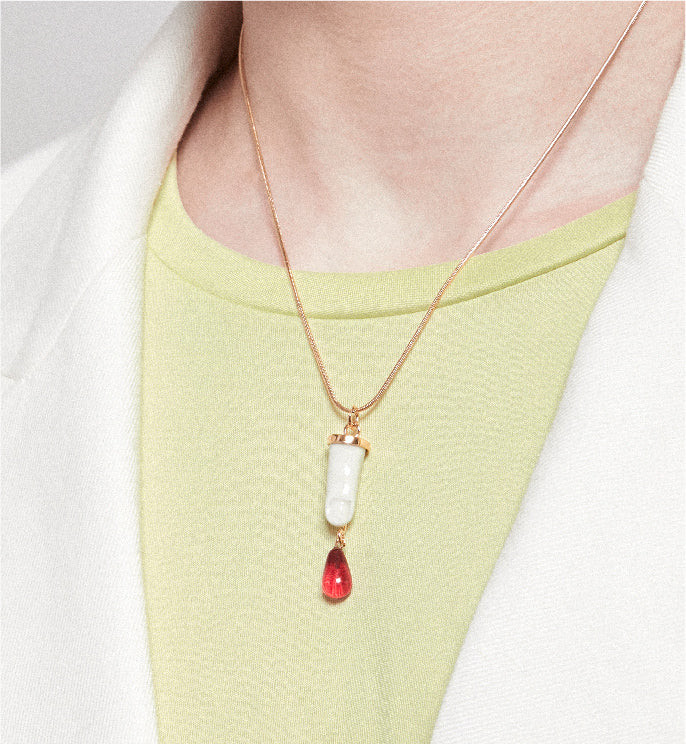 Andres Gallardo / Blood Drop Pendant