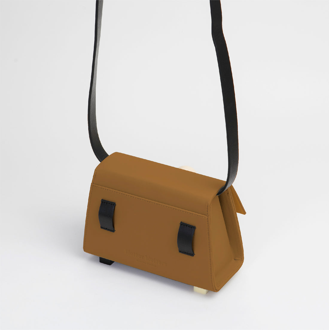Mini Trapezoid Belt & Shoulder Bag • Brown