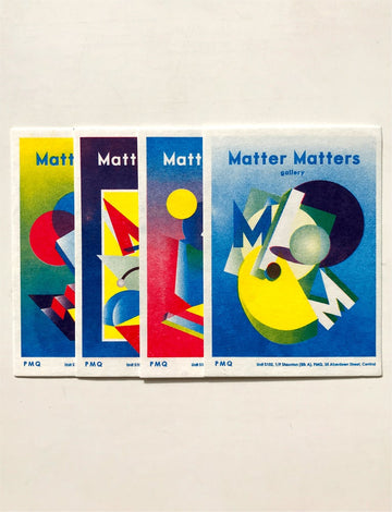 Matter Matters Gallery PMQ : Risograph printed Card Set