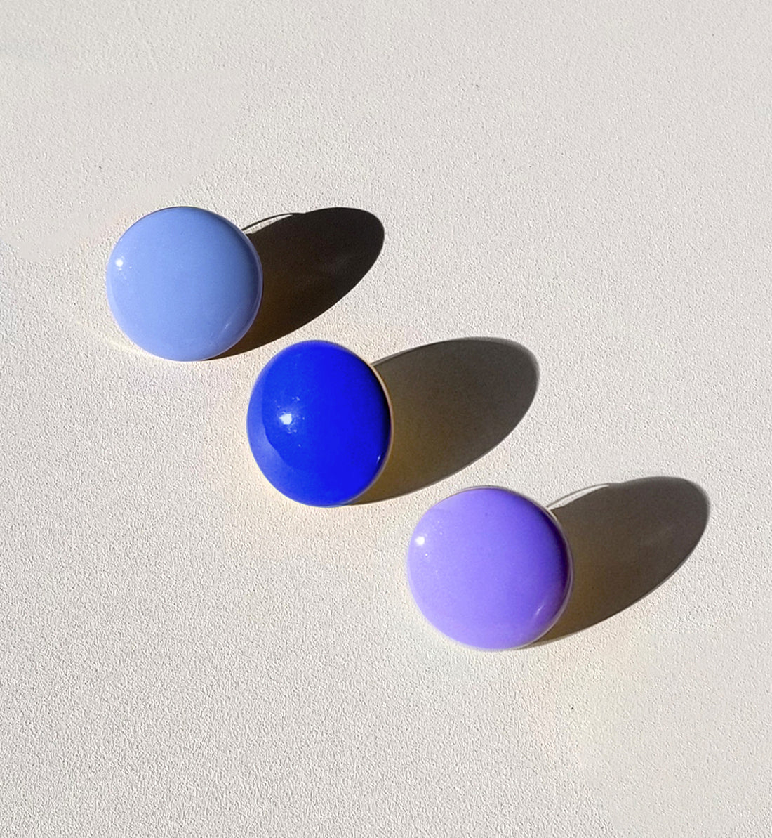 Circle Studs • Royal Blue