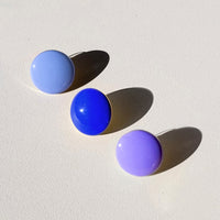 Circle Studs • Royal Blue