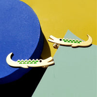 Crocodile Brothers Earrings