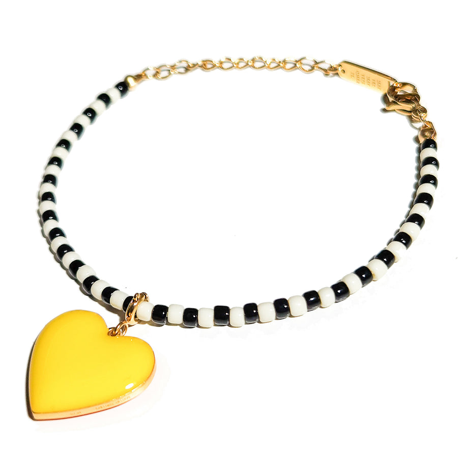 Heart to Heart / Bracelet • Yellow & Orange