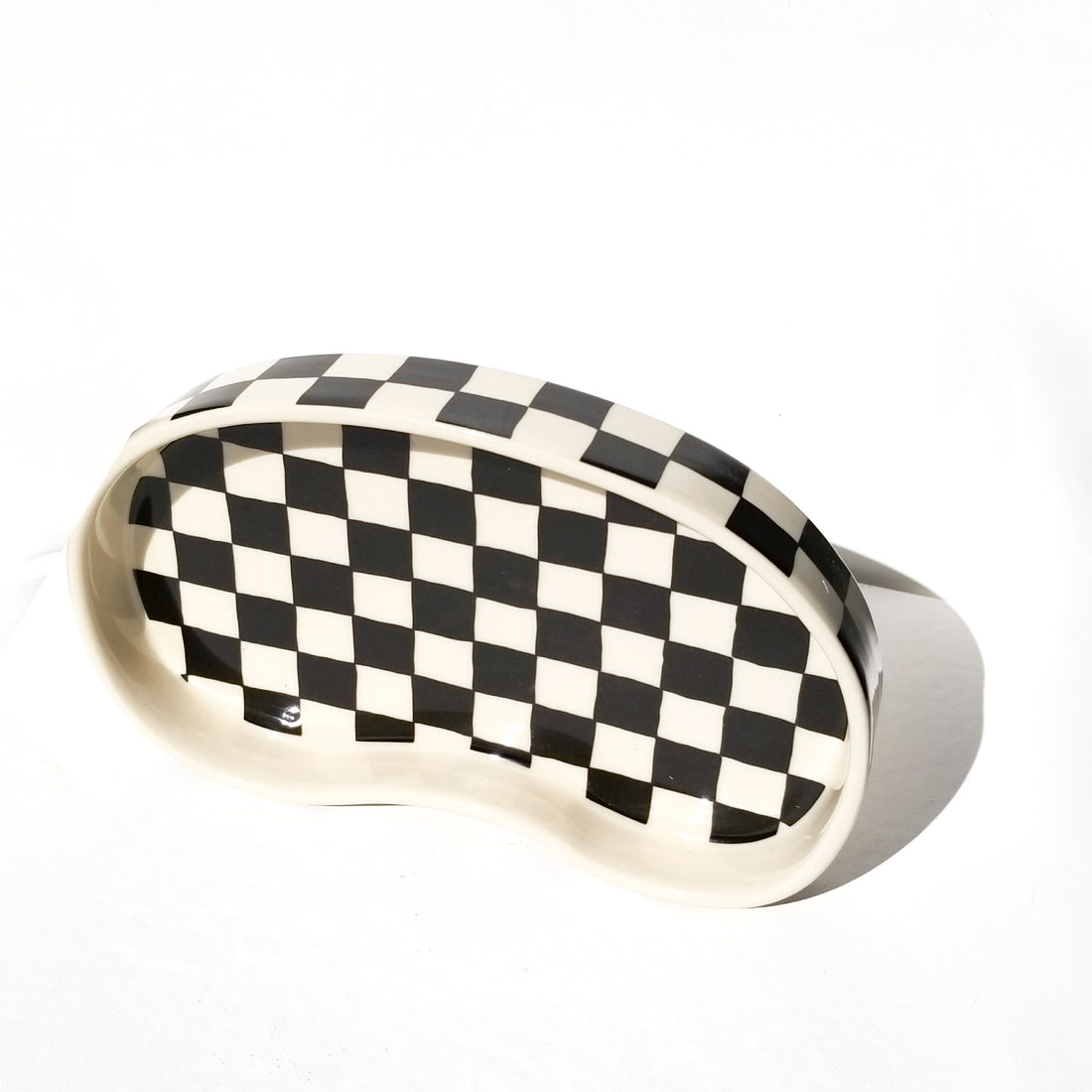 Ceramic Checkered Tray