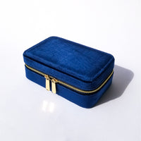Velvet Jewellery Case Set • Midnight Blue