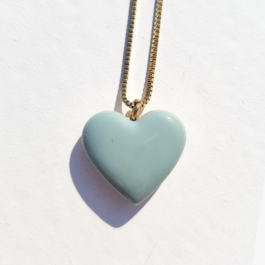 Love Necklace • Stone & Pea Green