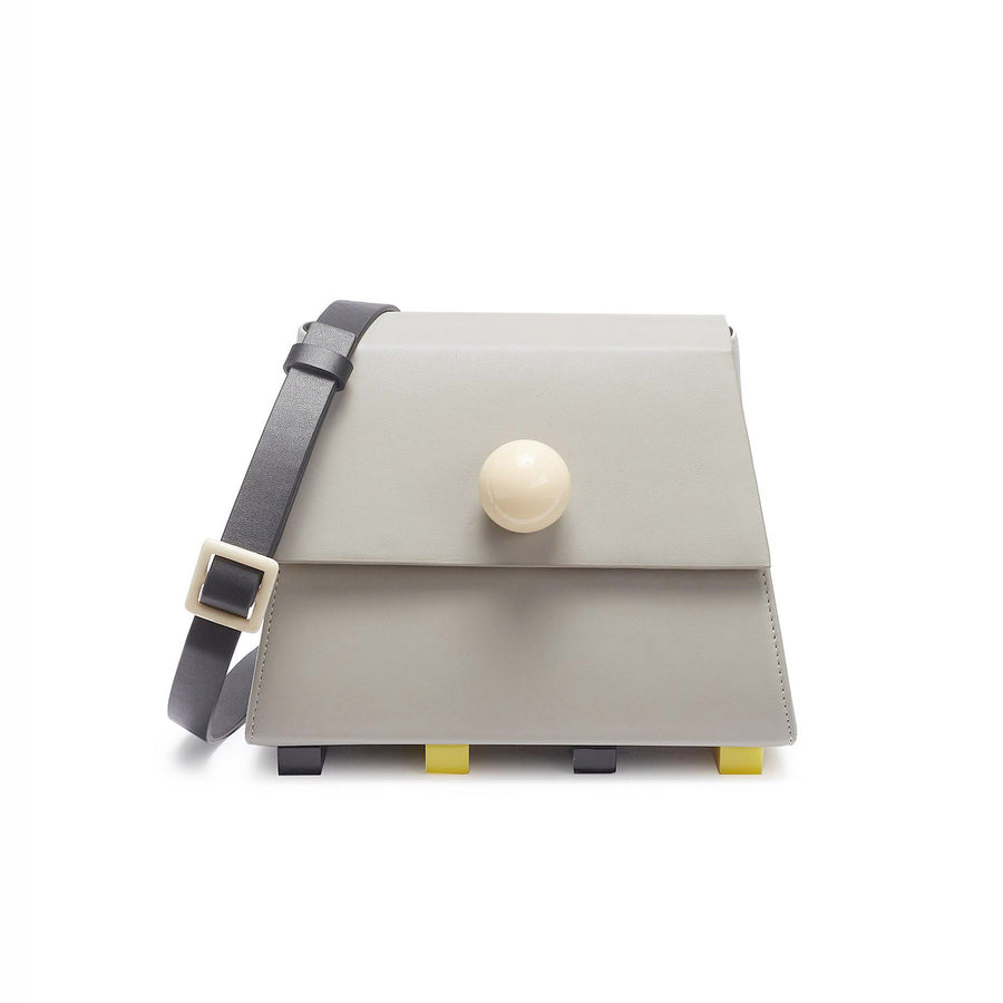 Trapezoid Shoulder Bag • Grey
